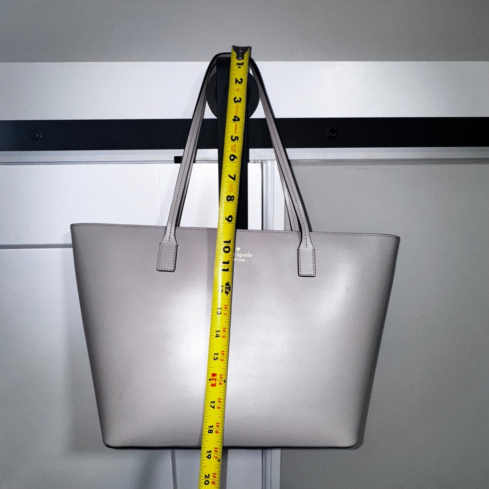Kate Spade New York Tote Bag Handbag Shoulder Bag Purse Grey Lilac $329 - Picture 11 of 11
